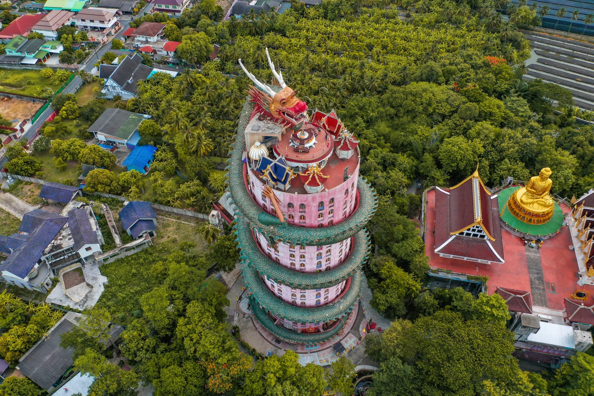 Wat Samphran: le temple du dragon