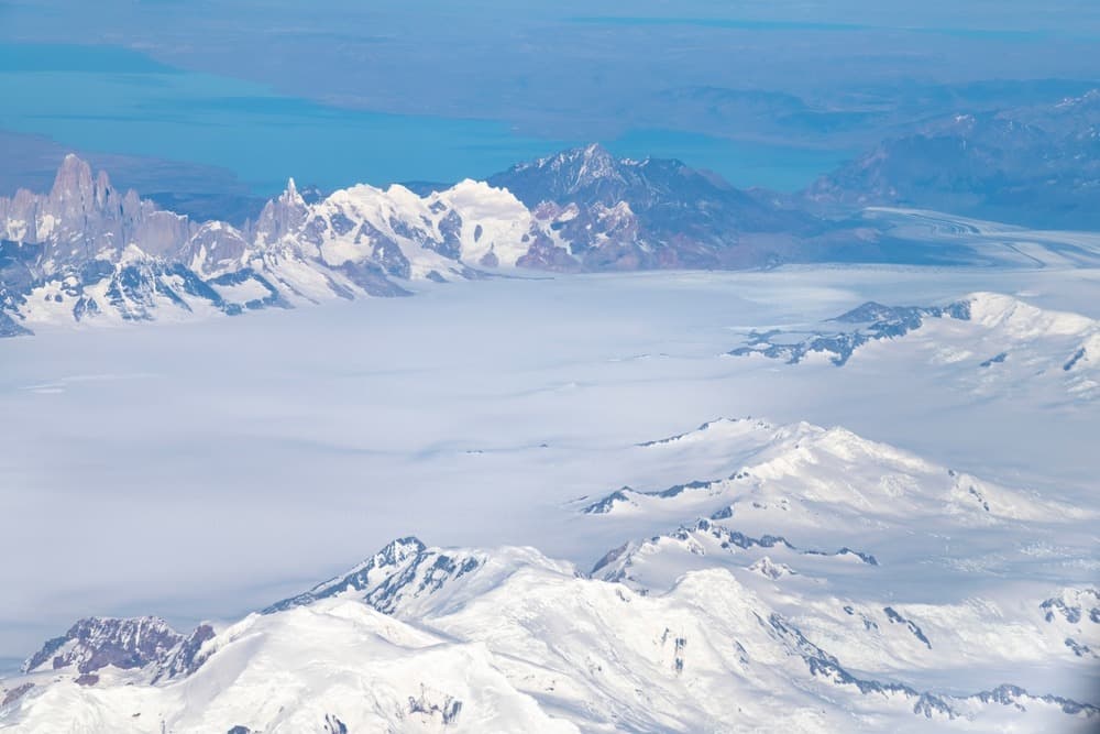 Le champ de glace Sud de Patagonie
